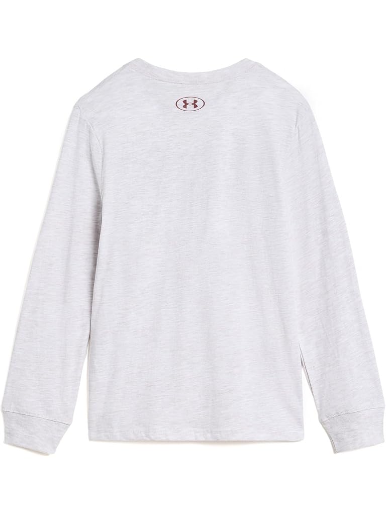 Silver Under Armour TRI MTN Cuff Tee (Big Kid)