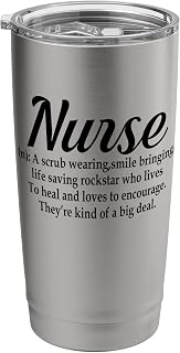 Nurse Funny Joke Definition Meaning Nursing Hospital Medical Stainless Steel Insulated Tumbler