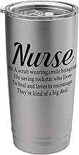 Nurse Funny Joke Definition Meaning Nursing Hospital Medical Stainless Steel Insulated Tumbler