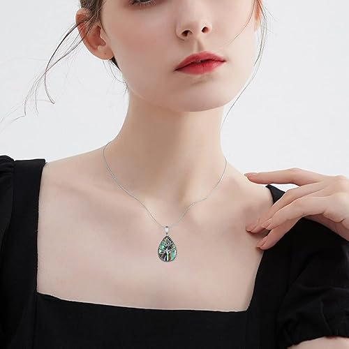 Miniatura 2 de DragonflyButterfly Necklaces for Women 925 Sterling Silver Lotus Snake Cross Faith Pendant Necklace Boho Jewelry Gifts for Women Girls