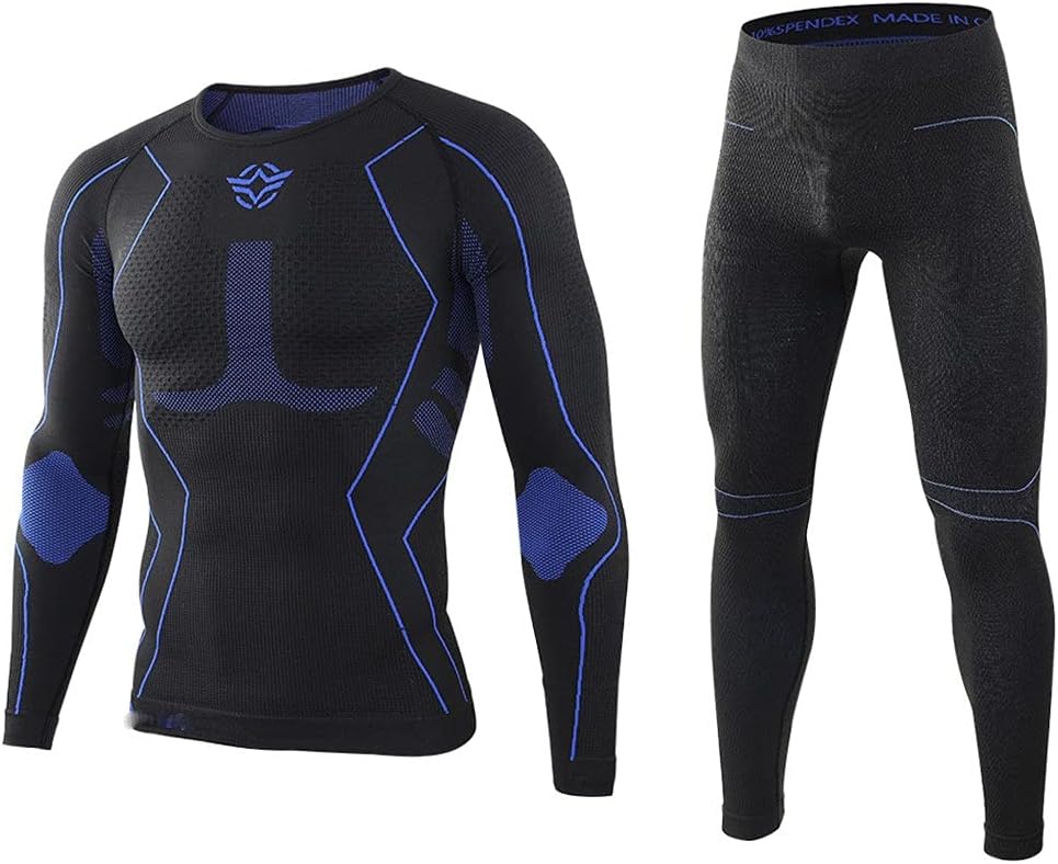 Winter Thermal Underwear Suit Men's Tight-Fitting Compression Sweat-Absorbent Quick-Drying Clothing