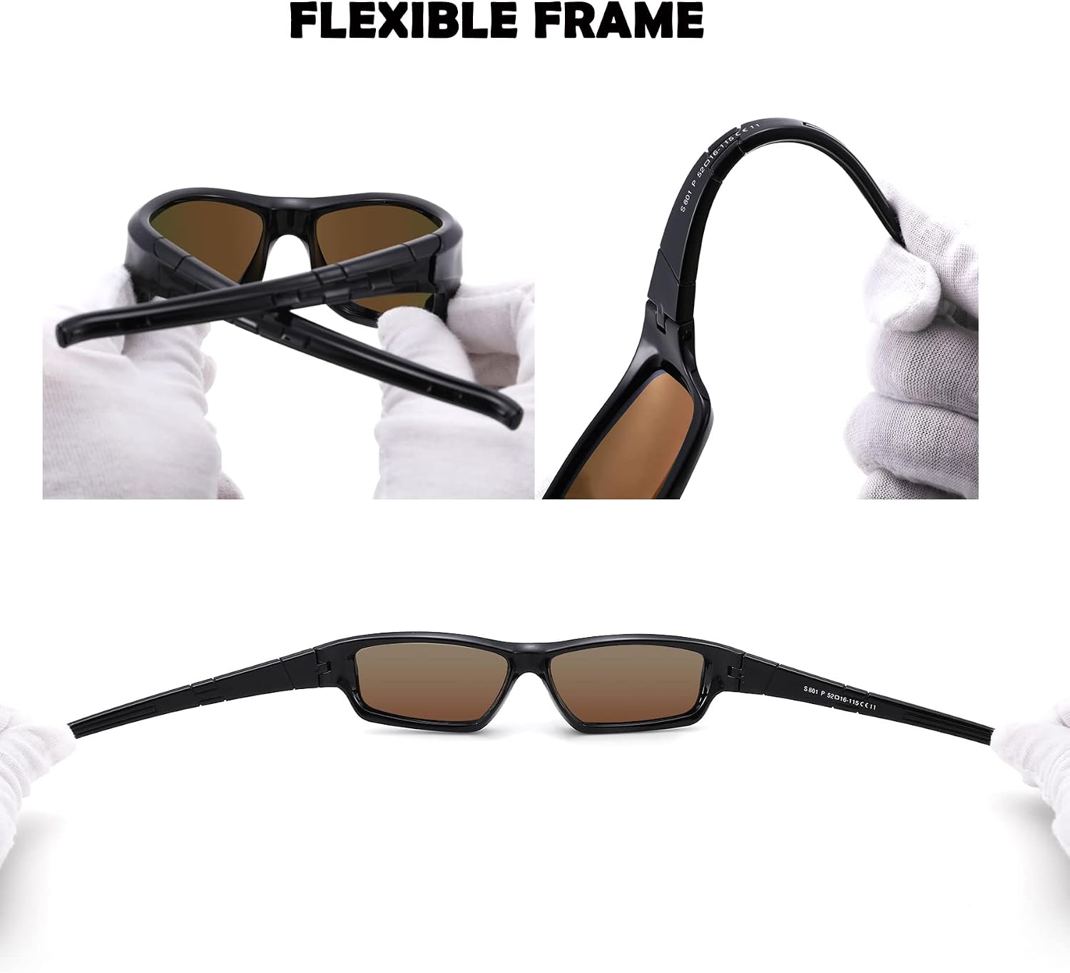 Kids Sports Polarized Sunglasses for Boys Girls Children Youth Sunglasses
