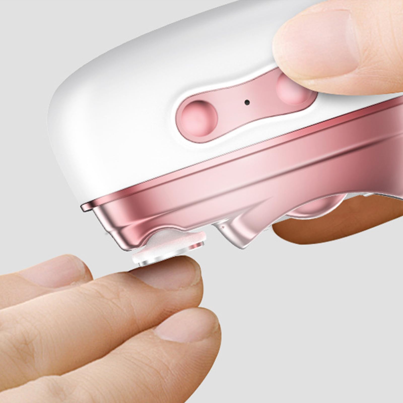 Elektrische Nagelschere für Nägel, USB, wiederaufladbar, automatisch, mit Feile und Gellampe, für Senioren und Kinder