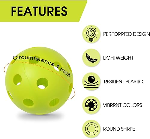 Miniatura 3 de Avesfer Pelotas de béisbol de práctica antigrietas Pelotas de béisbol de plástico suave para entrenamiento de bateo en interiores y exteriores,