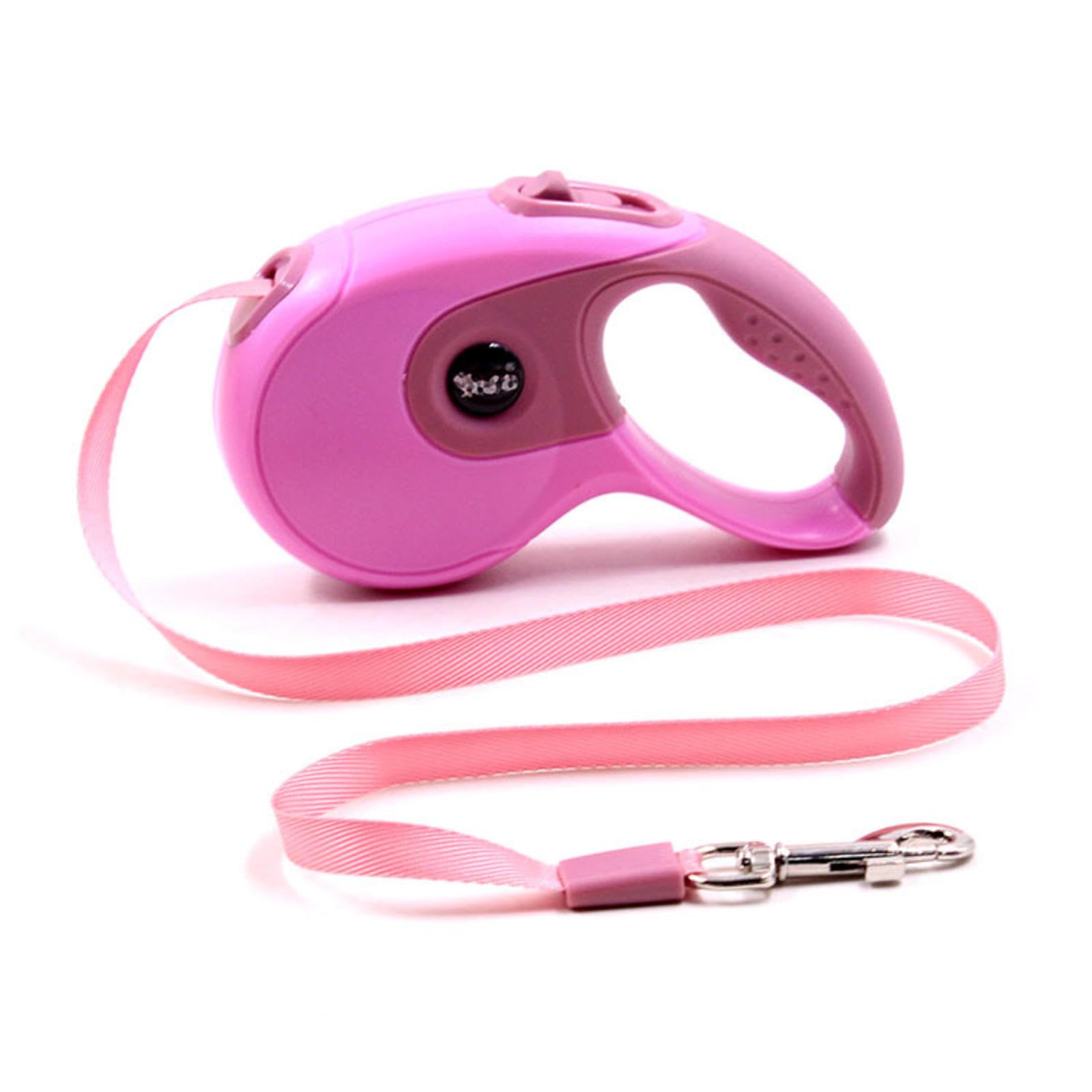 Correa Retráctil para Perros, Correa Extensible para Perros de 3M/5M, Correa Resistente para Perros Medianos y Grandes, Correa Extensible para Perros con Freno de Un Botón,A-5m