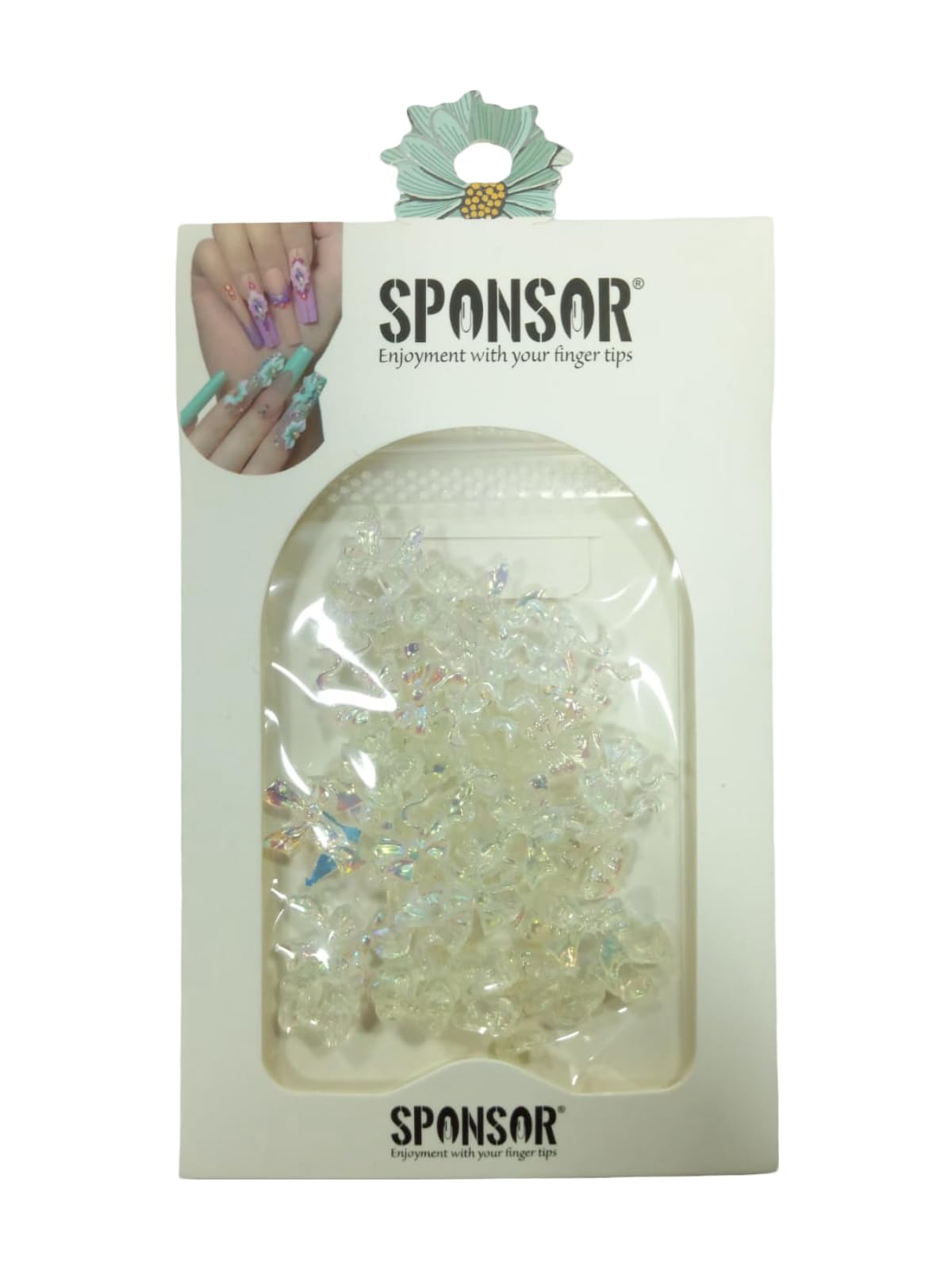 Sponsor Nail Bow Stone – Stylish 3D Decorative Charms for Nail Art | Add Elegant Bow Designs to Gel, Acrylic, or Polish Nails | Perfect for DIY Manicure, Salon Use & Special Occasion Nail Looks-image-18
