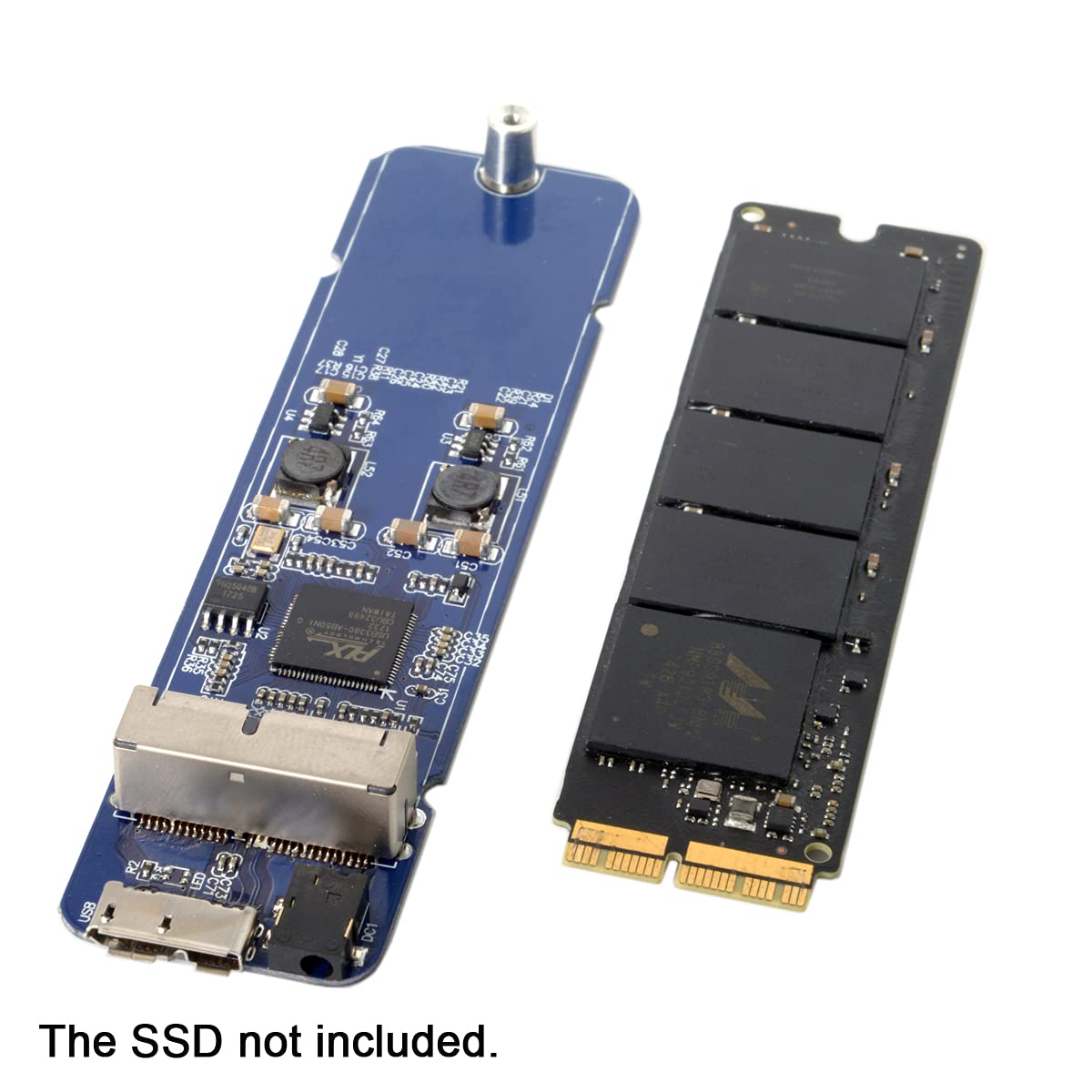 Chenyang Air Pro 2013 2014 2015 2016 SSD portátil Caso USB 3.0 a 16+12 Pin Caja móvil HDD recinto