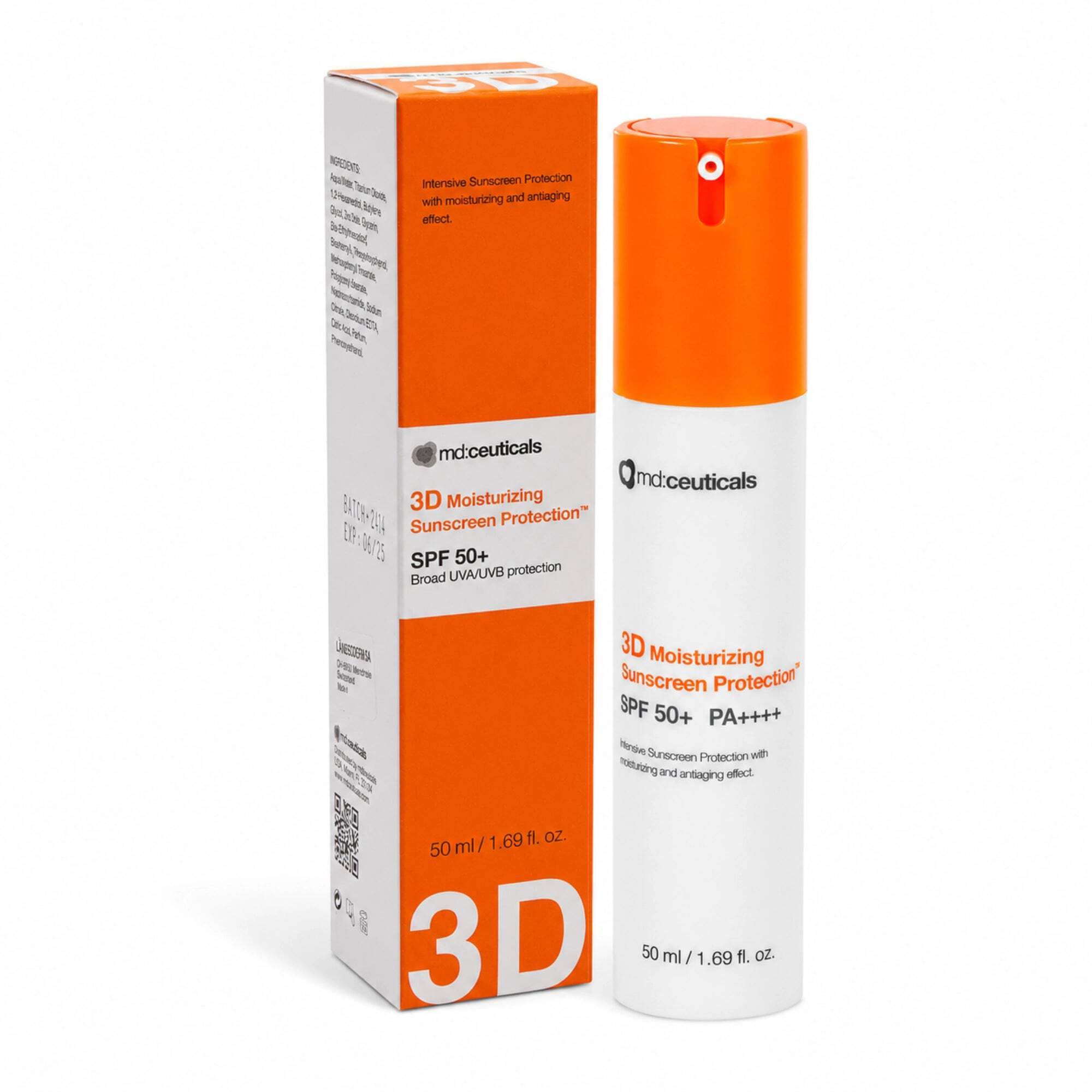 3D Moisturizing Sunscreen Protection SPF 50+