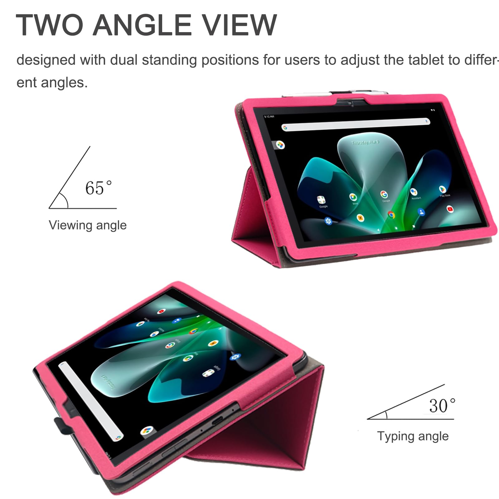 Case For Doogee U11/U11 Pro 11" 2025 Tablet Leather Slim Folding Stand - View #10
