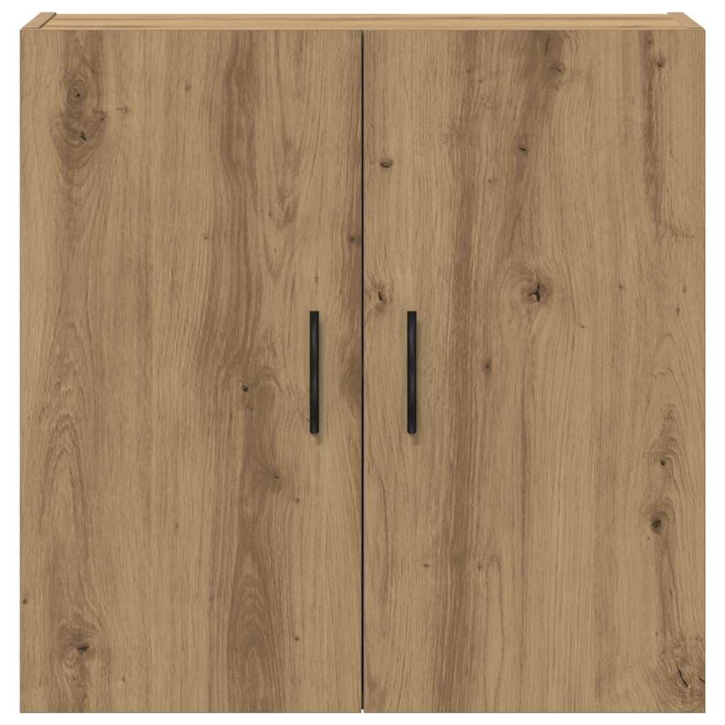 vidaXL Wandschrank Artisan-Eiche 60x31x60 cm Holzwerkstoff, Schrank, Hängeschrank, wandmontierter Vitrinenschrank, Aufbewahrungsschrank