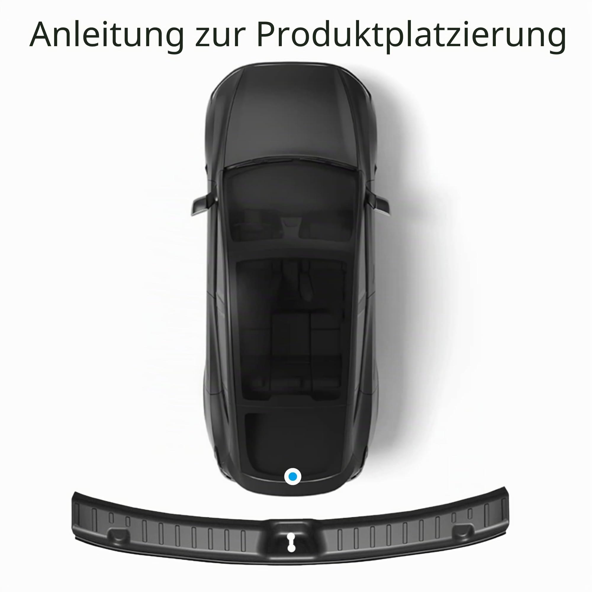 Arcoche Heckstoßfängerschutz für Tesla Model Y Juniper 2025 2026 Zubehör ABS Kofferraum-Türschweller-Schutz für Model Y Juniper 2025 2026 Anti Kratzschutz Kofferraum, Not for Model Y Standard