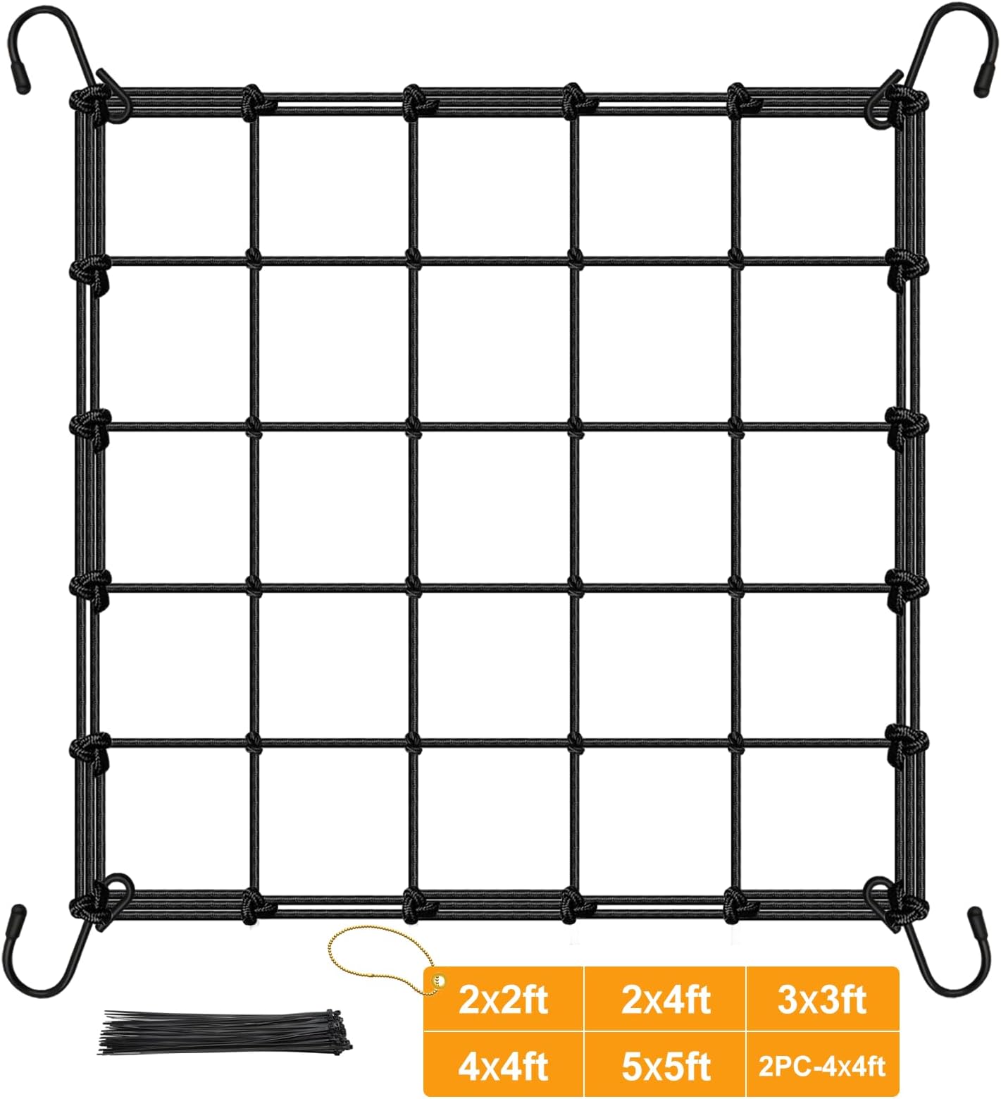 BSTPCOO 2x2 Trellis Netting for Grow Tent, Heavy Duty Elastic Plant Net