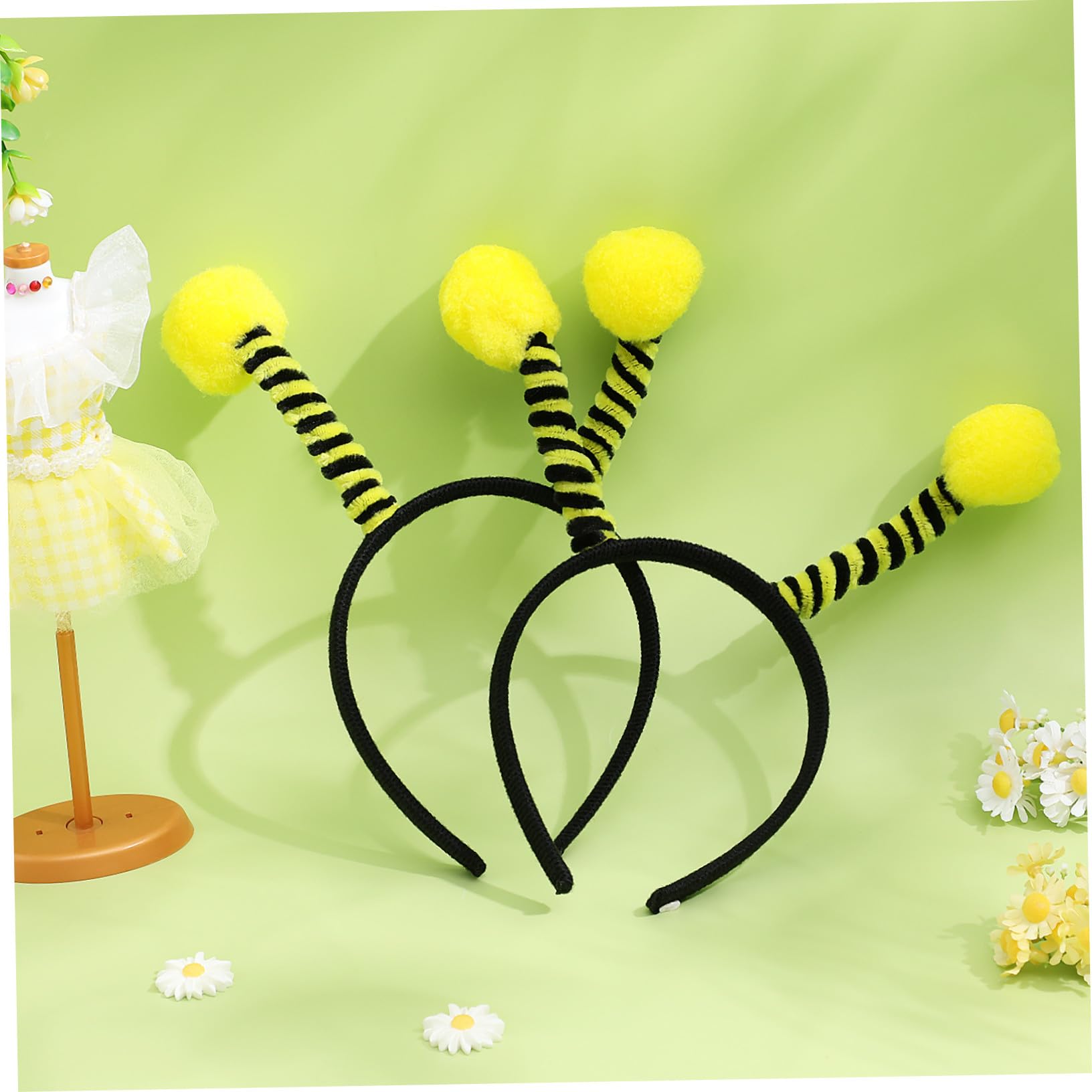 Bienenantennen Stirnband 12 Stück Kinder Haarreifen Antennen Haarband Kostüm Party Zubehör