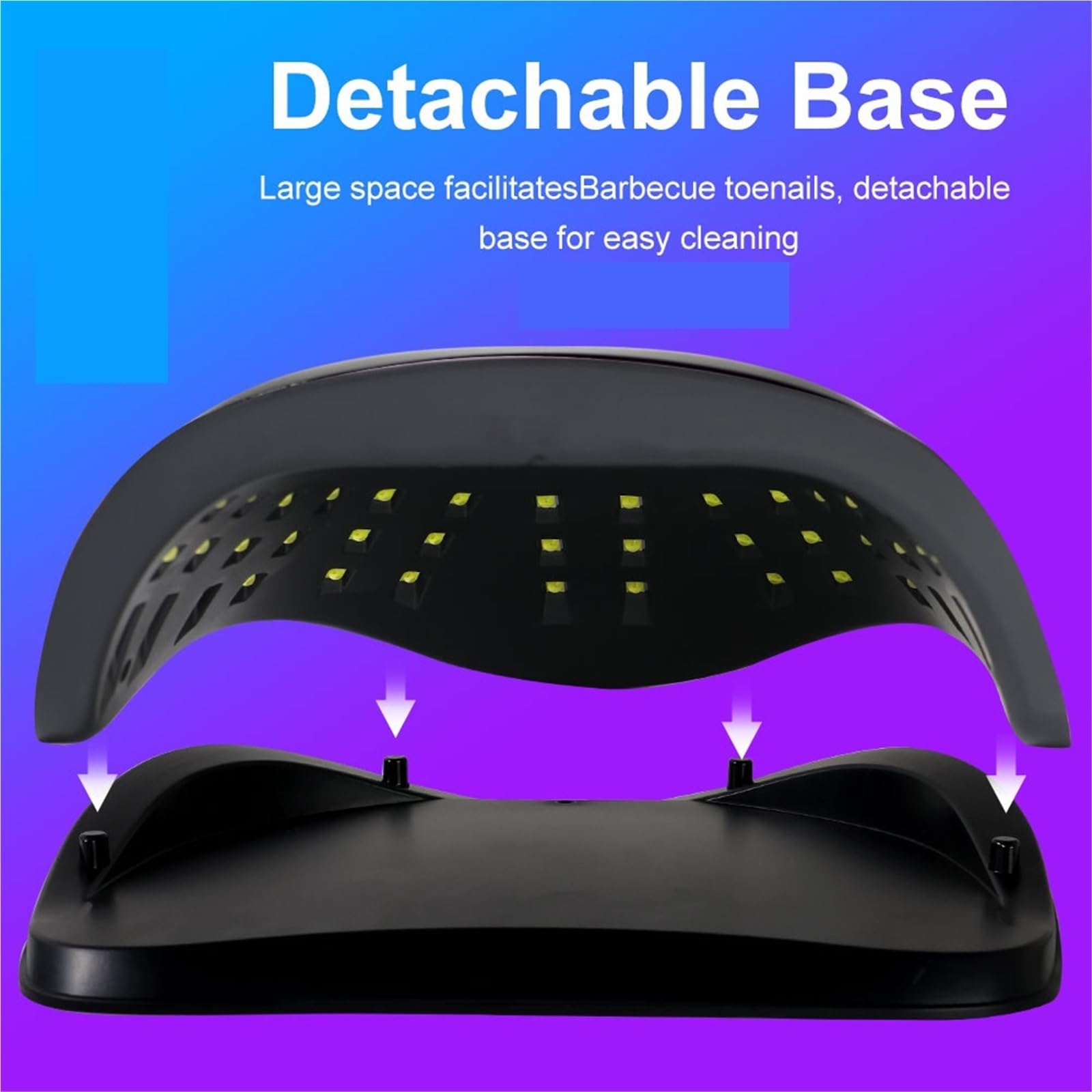 Lampa do paznokci, Lampa Do Suszenia Paznokci LED O Dużej Mocy, Szybkoschnąca, Lakierów, Z Automatycznym Czujnikiem, UV/LED Zdobienia,na podróż do domu