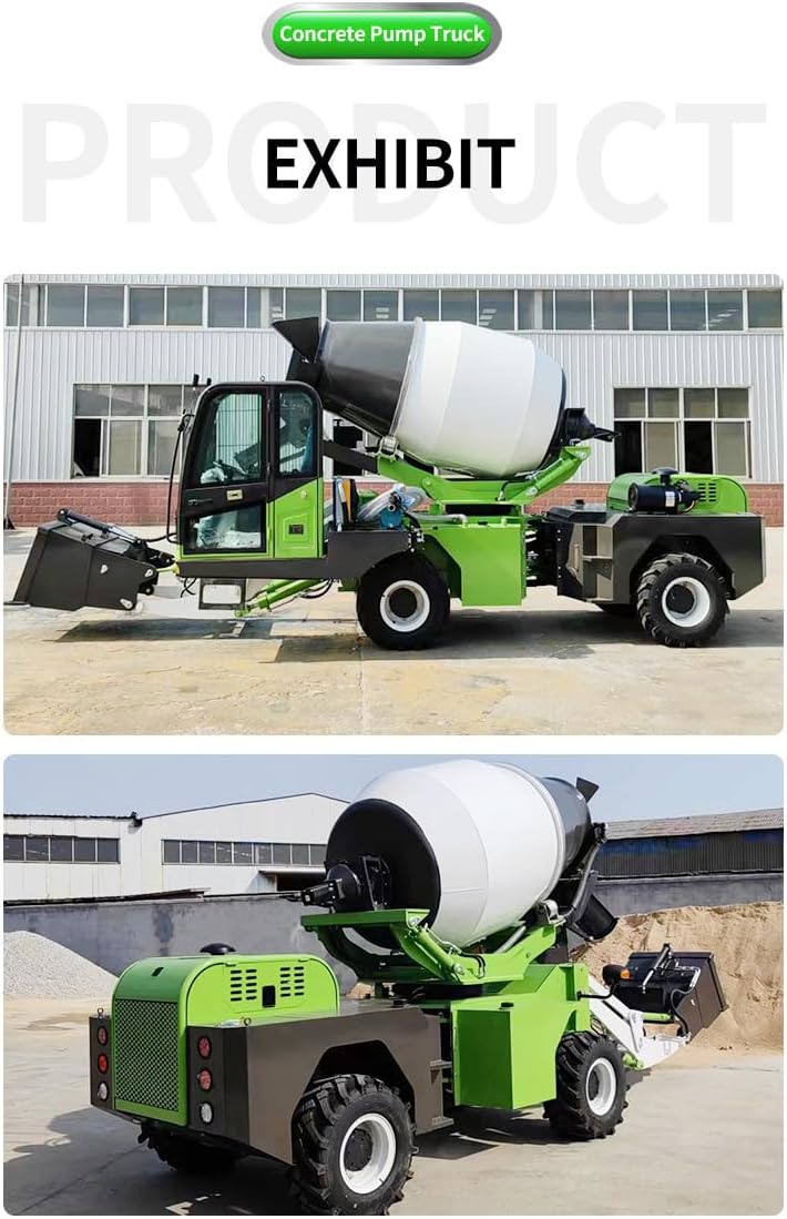 Concrete Self Loading Mixer Pump Truck Multi-Functional Concrete Mixing, Loading, and Pumping Equipment for Versatile Construction Applications