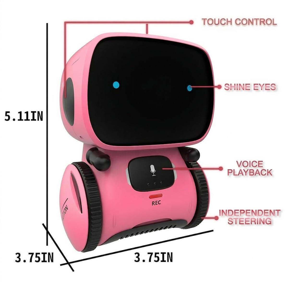 Amazon.com: 98K Kids Robot Toys for Girls and Boys, Touch and