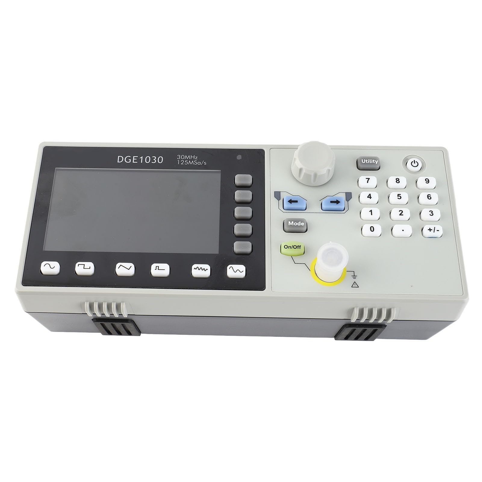 Fafeicy Generador de Forma de Onda Arbitraria de 30MHz 125MSa/s de un Canal con Pantalla LCD de 3,6 Pulgadas 14Bit 8K Puntos para Prueba de Educación de Laboratorio (Enchufe de la UE)