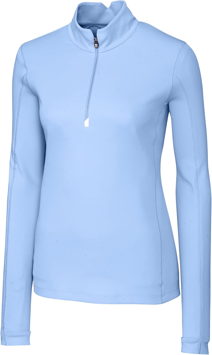 Cutter & Buck Women's Cutter & Buck Traverse Stretch Eco Quarter Zip Womens Pullover