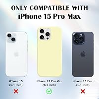 Silikónový kryt na iPhone 15 Pro Max Newseego, ochranný obal z tekutého silikónu, odolný proti poškriabaniu, nárazuvzdorný, tenké puzdro na telefón 6,7 palca, žltý 2