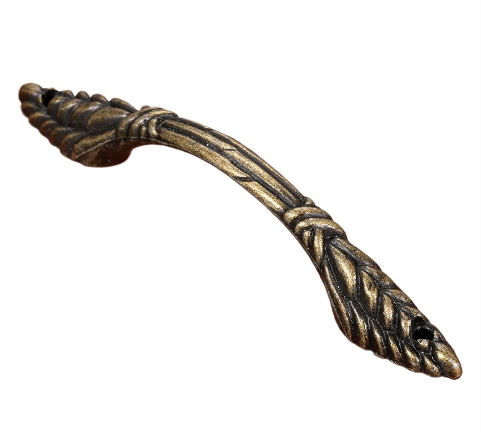 Poignée de porte rétro en métal antique 110mm pour relooker un buffet