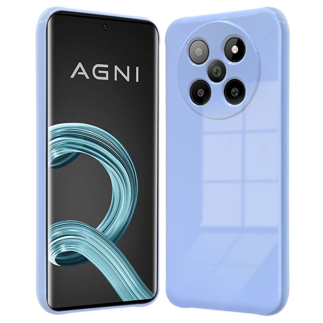 Fashionury Lava Agni 2 5G Back Cover | Camera Bump Protection | Glossy Soft Silicon Flexible | All Side Shock Proof TPU Back Case Cover for Lava Agni 2 5G (Blue Lavender) (B0CPDVSS9C) Amazon Price History, Amazon Price Tracker