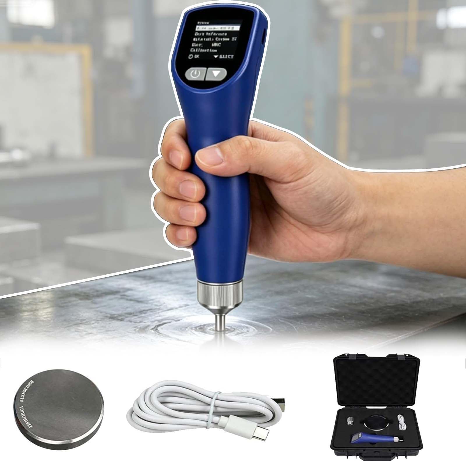 Portable Digital Handheld Hardness Tester for Metal Hardness Measurement A