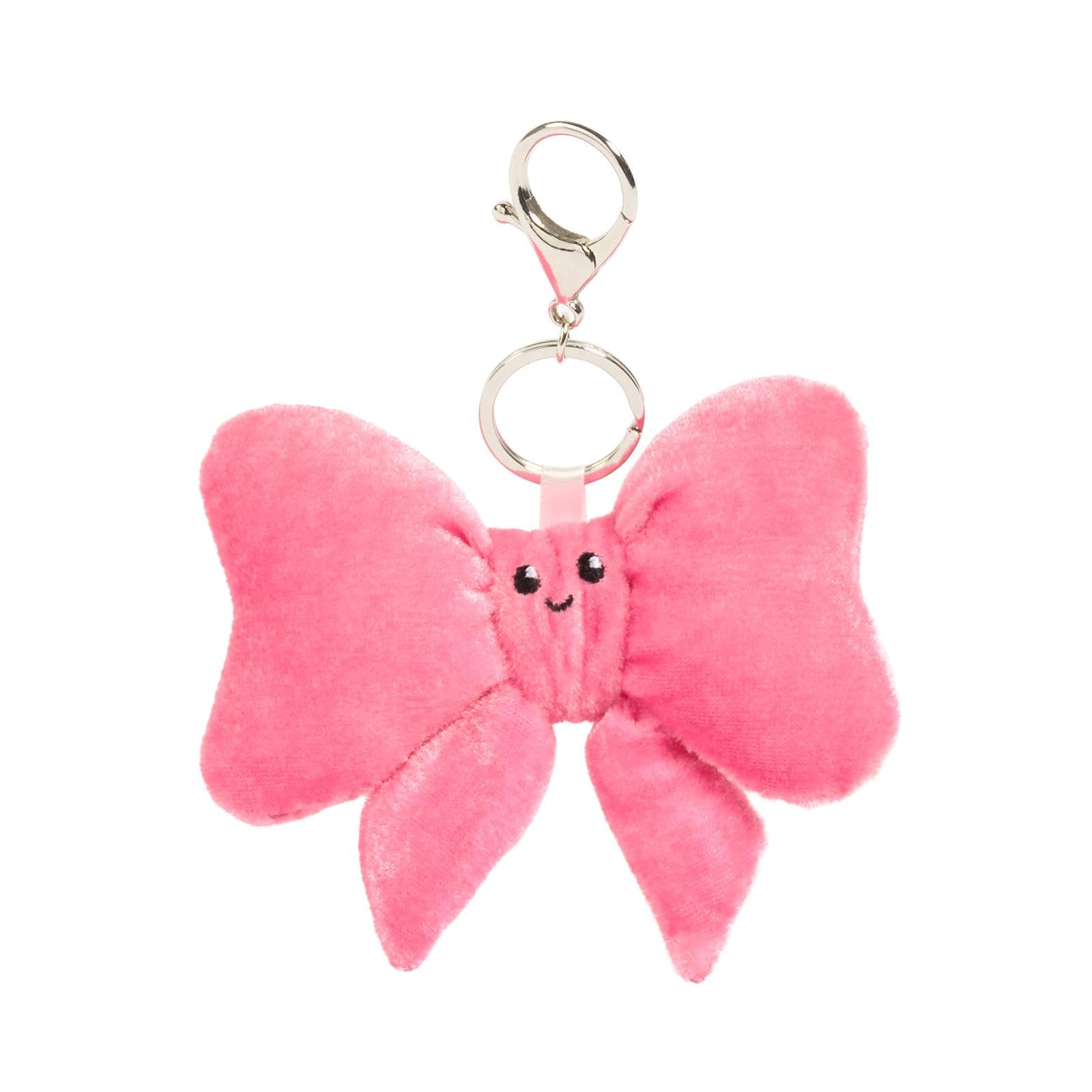 Ohs Unisex Bows Pink Bow Keychain 8Cm Novelty Keyrings Bag Charm Keychain For Keys Bag Backpacks Decor Key Chains For Women Girls Bag Accessories Key Holder Stocking Filler Bow Gifts For Women Girls