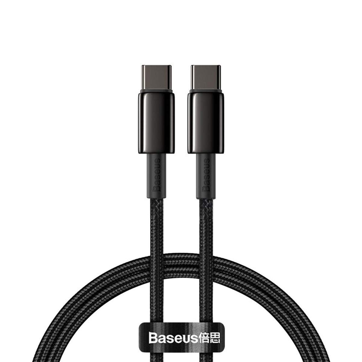 Baseus Usb Type C To Usb Type C Gold Fast Charging Data Cable For Laptop, Charging Adapter (Black) (B08XQB7ZVM) Amazon Price History, Amazon Price Tracker