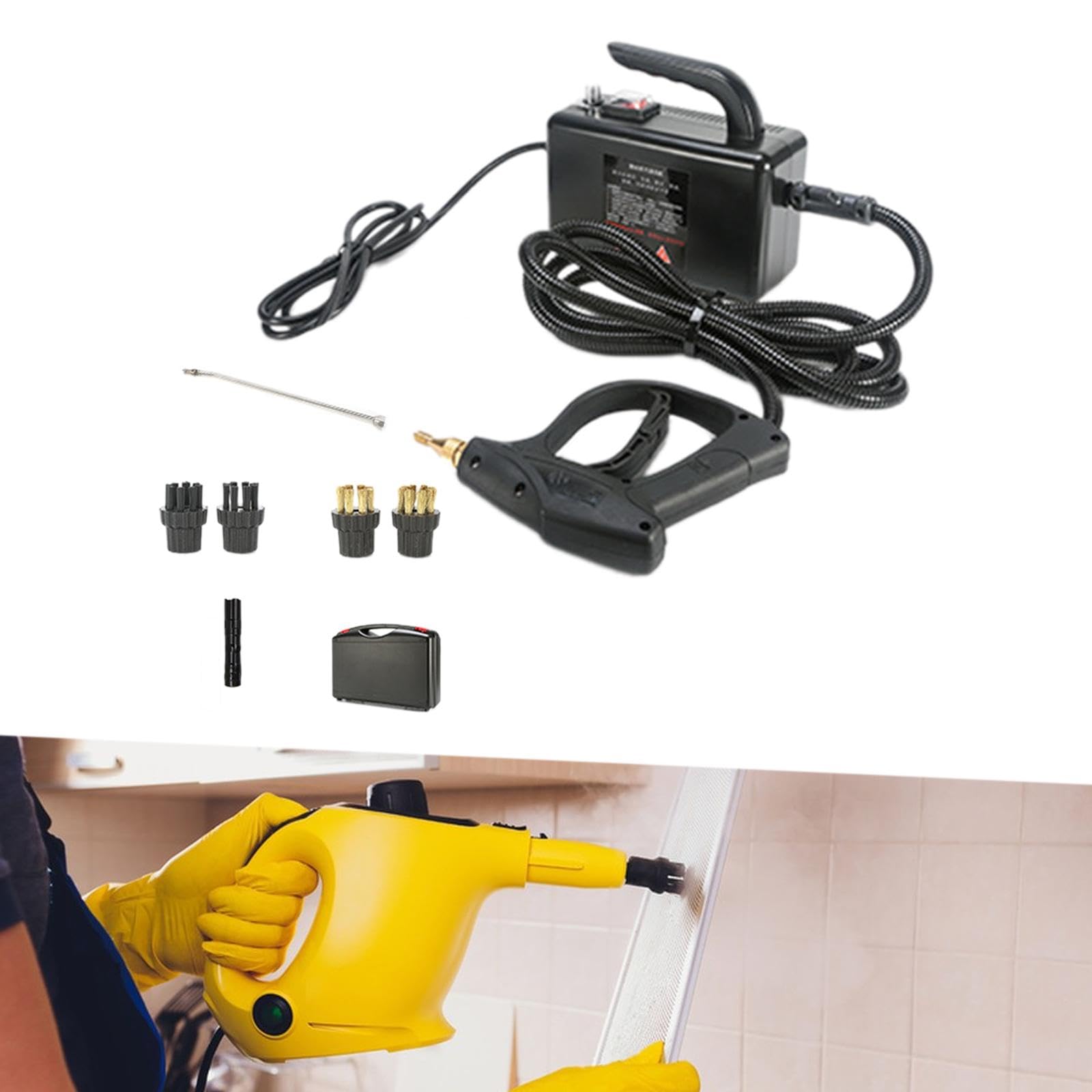 Limpiador a Cocina Máquina de Limpieza Portátil Multisuperficie Protección Mango Cómodo Resistencia Adecuado para Tapicería Ai