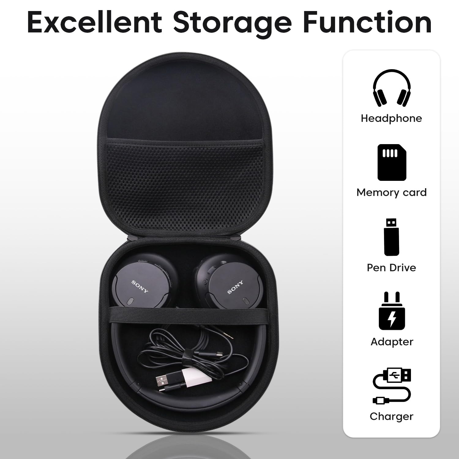 Amazon.in: Buy Sounce Hard Shell Carrying Case for Sony WH-CH720N