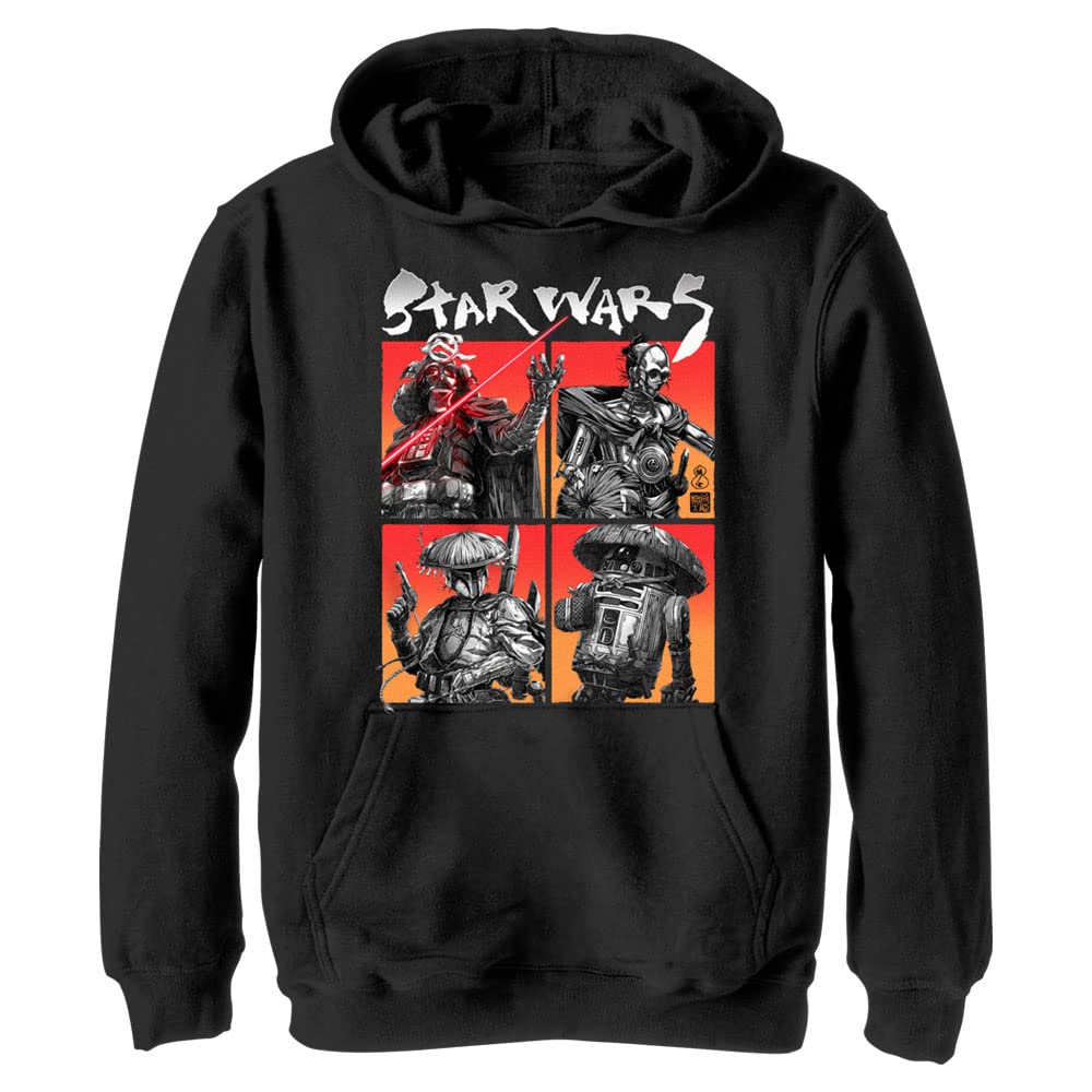 Star Wars Visions Four on The Floor - Sudadera con Capucha para jóvenes Sudadera con Capucha para Unisex Niños