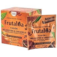 Vista 4 de Té líquido de frutas de hierbas (30 bolsitas de té) Frutalia aromatica de frutas colombia Muestra de té de frutas, granada arándano, caramelo