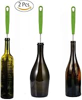 Vista 6 de Cepillo largo para botellas, cepillos limpiadores flexibles de 17 pulgadas para limpiar botellas de cerveza para el cuello, vino, biberones