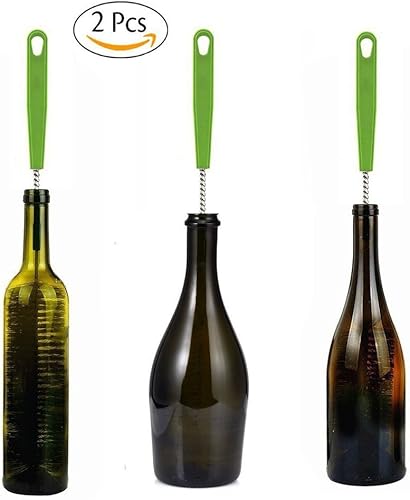 Miniatura 6 de Cepillo largo para botellas, cepillos limpiadores flexibles de 17 pulgadas para limpiar botellas de cerveza para el cuello, vino, biberones,
