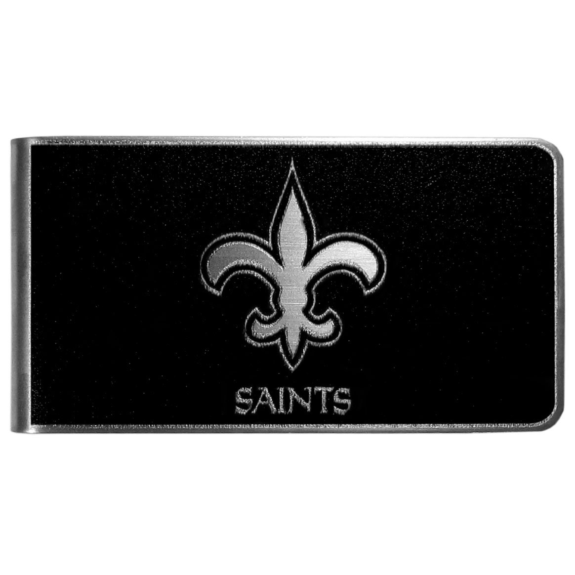 Siskiyou NFL Unisex Black and Steel Money Clip