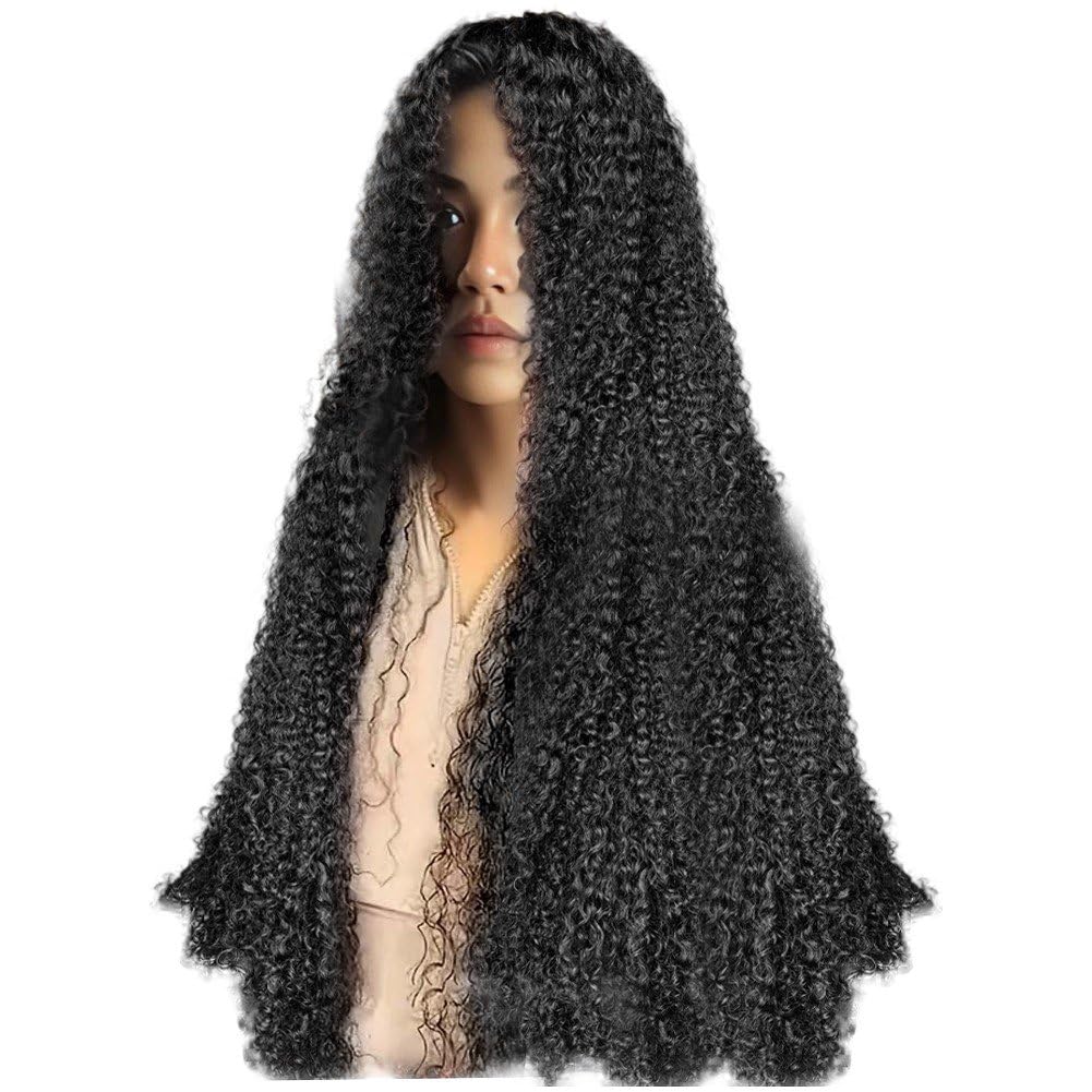 Perruque afro bouclée crépue noire pour sublimer le maquillage des femmes
