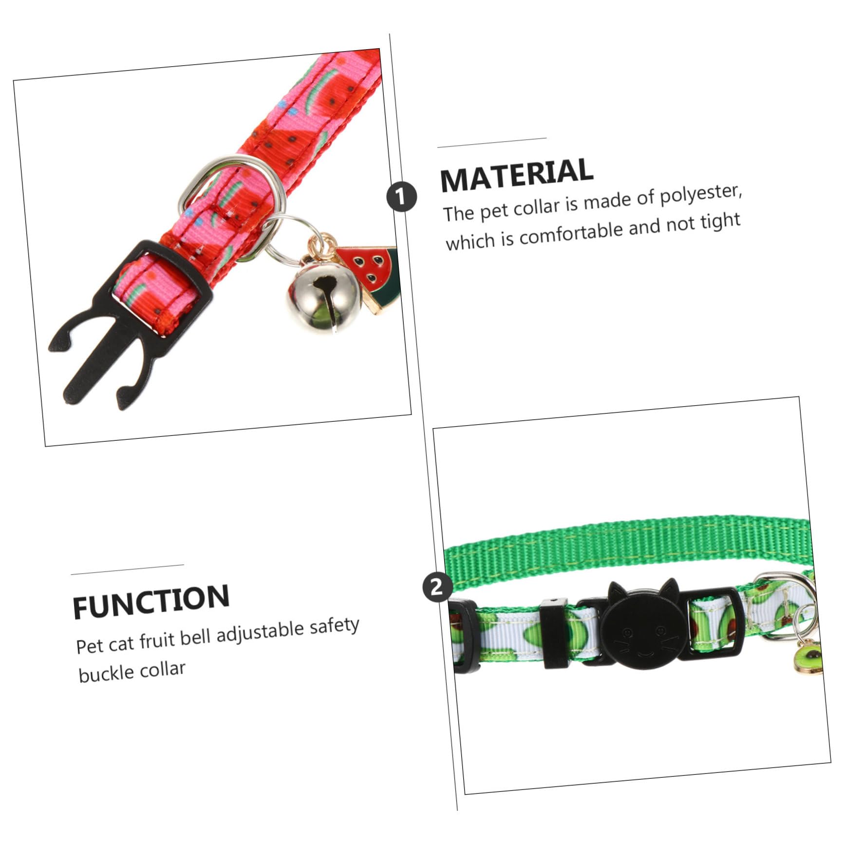 Sosoport 12 Pezzi Collare Per Animali Domestici Con Collari Con Campanello Materiale Comodo Per Gatti