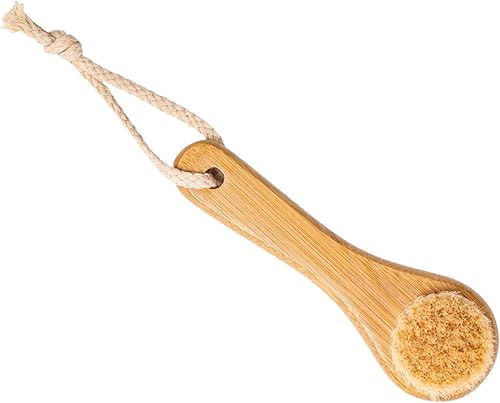 Natural Horsehair Face Brush - Gentle Exfoliating Cleansing Tool