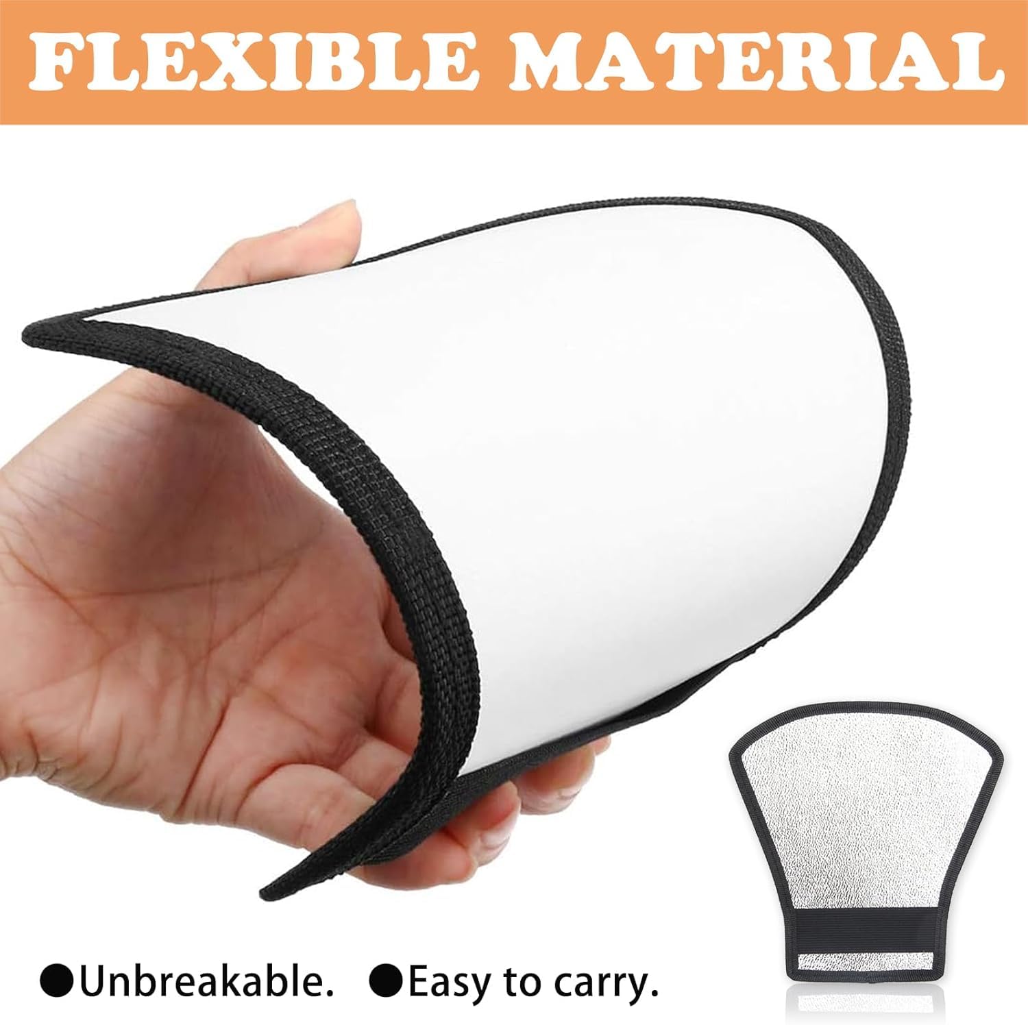 2 Pezzi Diffusore Flash, Flash Diffusore Argento Riflettore, Universale Diffusori Piccolo Portatile Speedlight Softbox Riflettore, Accessoires pour Appareils Photo