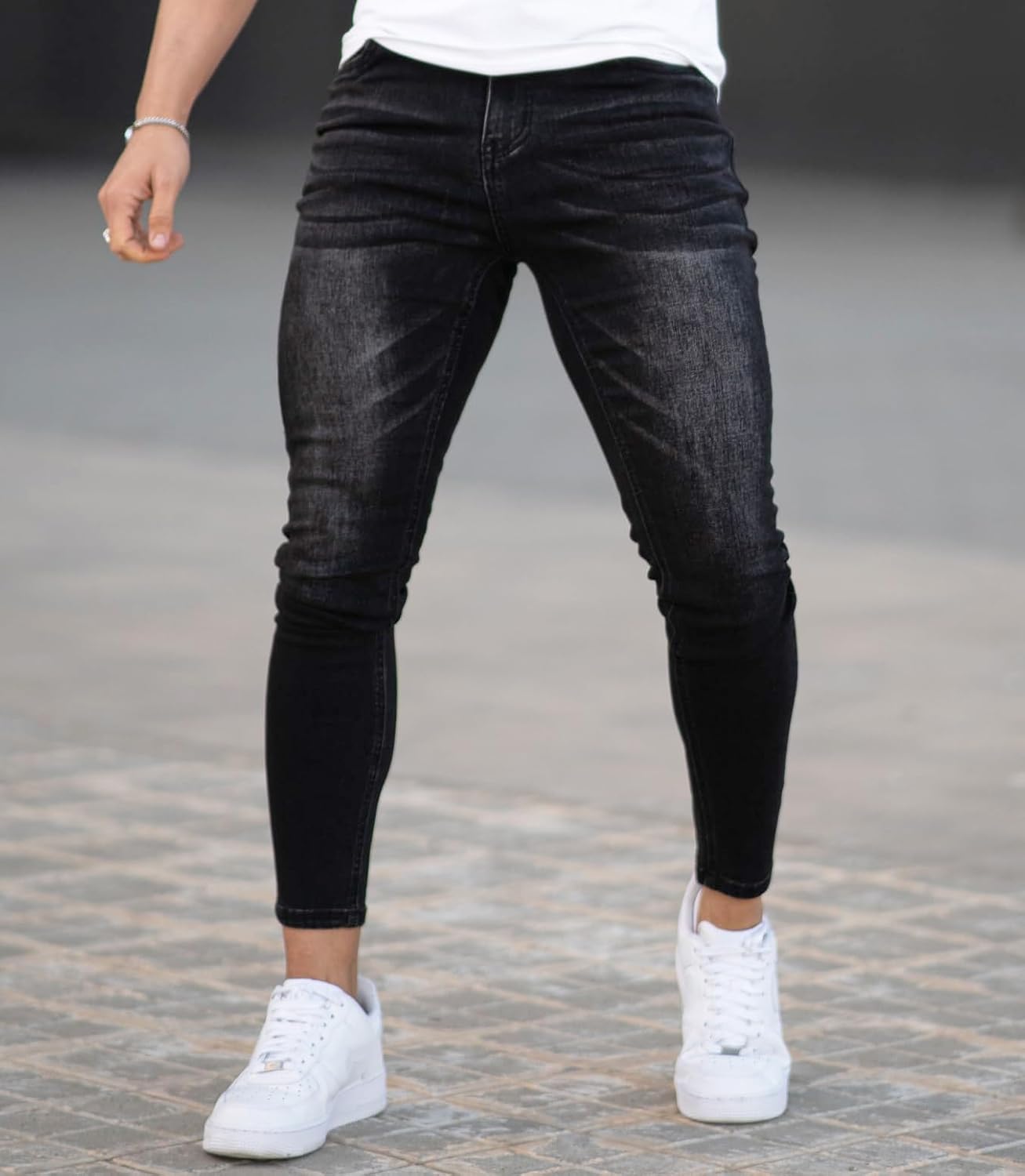 GINGTTO Mens Skinny Jeans Stretch Denim Jeans for Men - Image 6