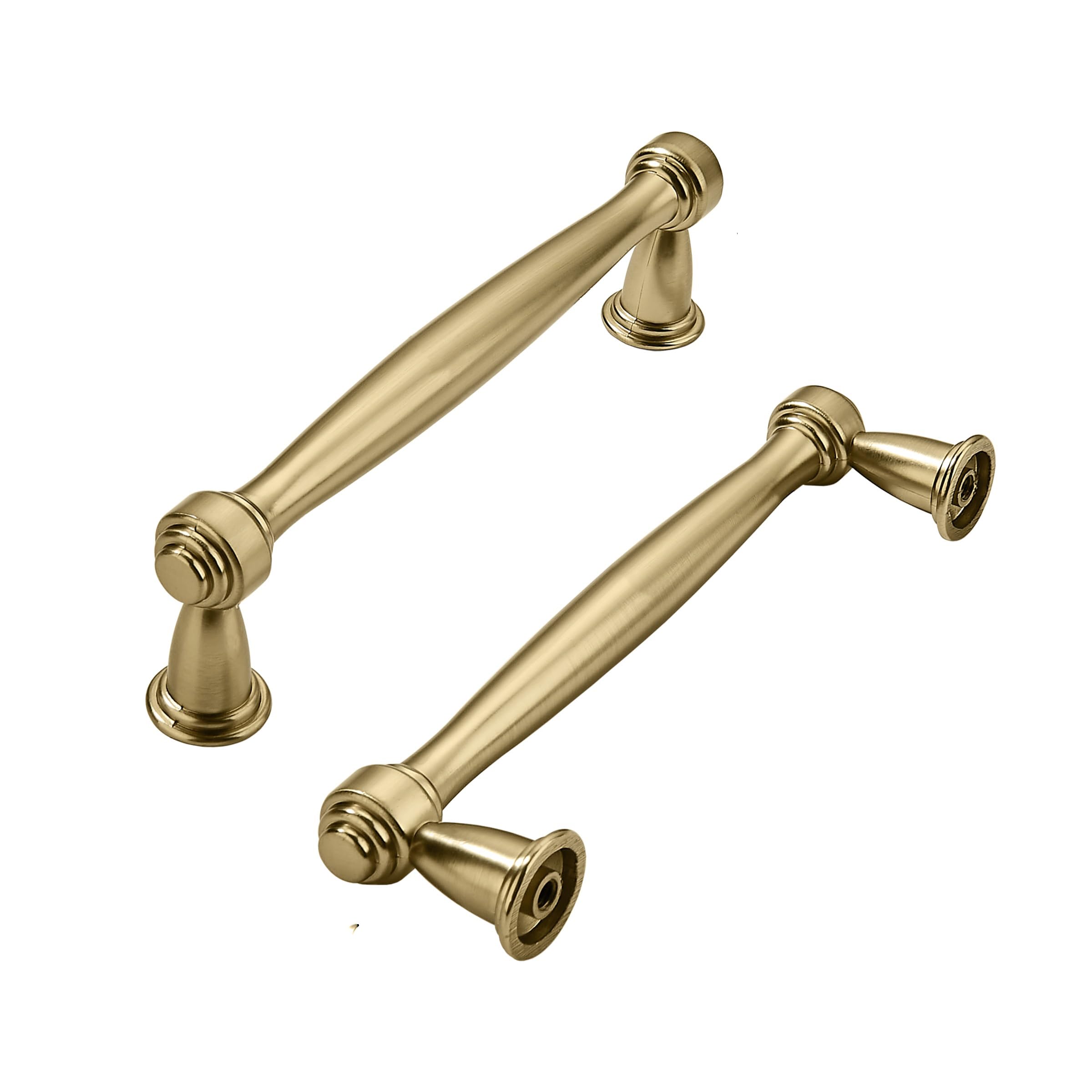 Brushed Brass Cabinet Pulls - Kitchen Hardware -30