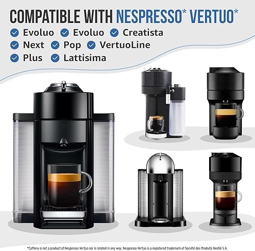 Miniatura 7 de Caffenu Kit de descalcificación compatible con Nespresso Vertuo, solución de descalcificación de 2 usos y 6 cápsulas limpiadoras. Elimina la cal y