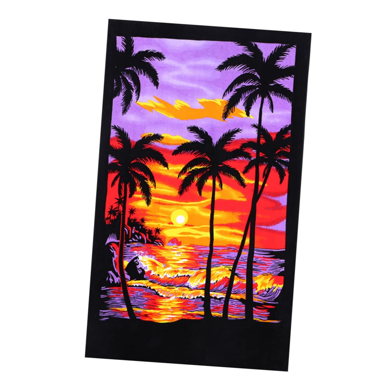 Serviette de plage 180x105cm en coton absorbant grand format Cabilock