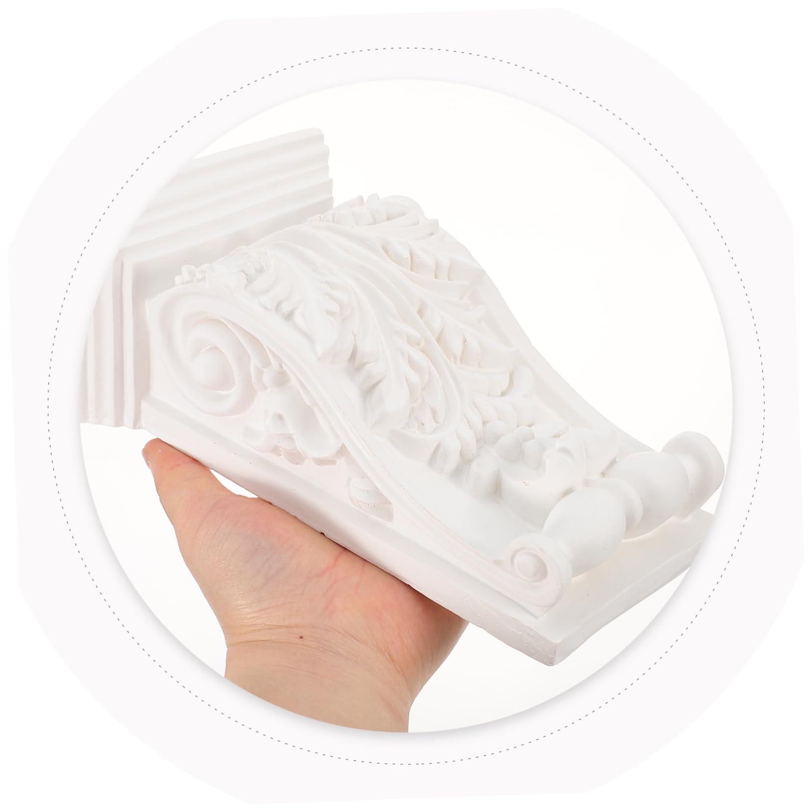 Aplique Decorativo De Estilo Europeo Para Esquinas Moldura De Ligero y Duradero Diseño Tallado Para Columnas Romanas 2 piezas