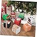 Unomor 24pcs Christmas Candy Boxes Treat Boxes for Xmas Party Favors Festive Tree Gingerbread Man House Santa Design for Storing Treats