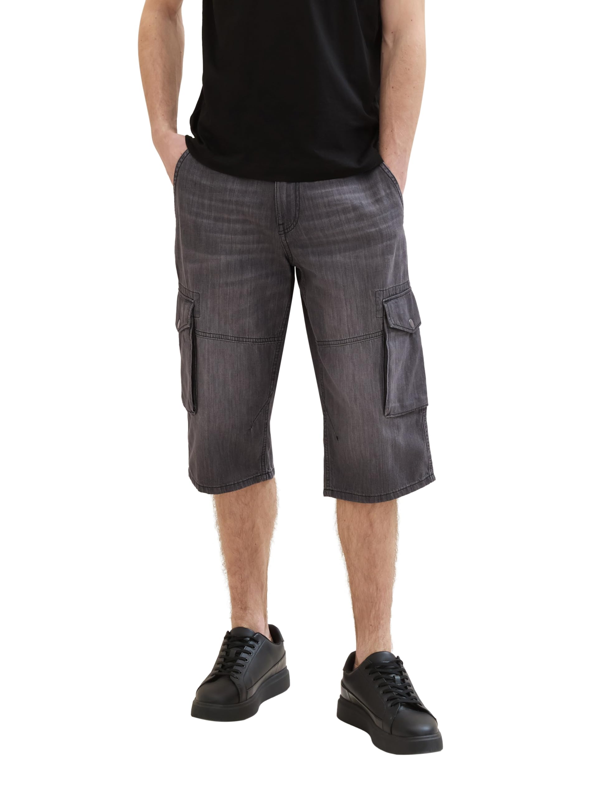 TOM TAILOR Herren Morris Overknee Cargo Shorts