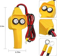 Vista 2 de AUCELI Controlador de cabrestante, conjunto de control manual del cabrestante, controlador con cable de cabrestante estilo botón para tirar