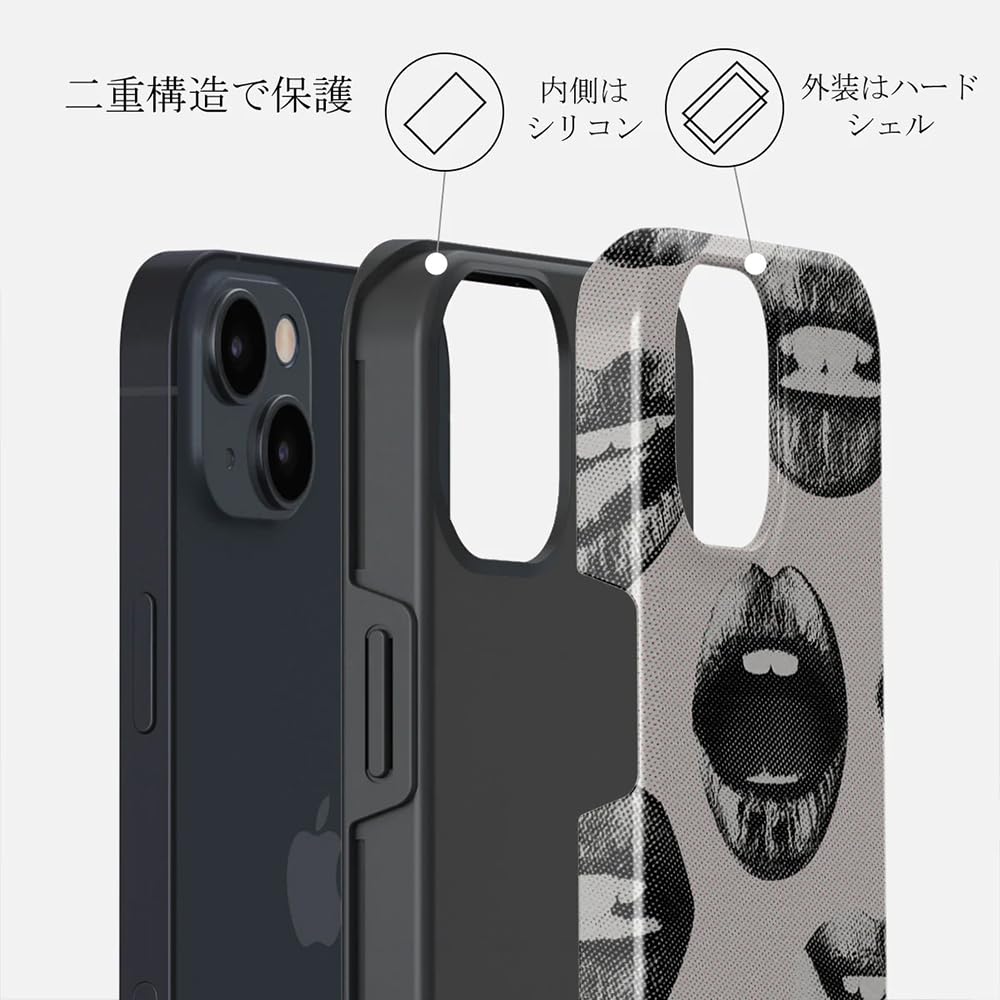 Amazon.co.jp: [ BURGA ] 正規品 iPhone15,14,13 スマホケース