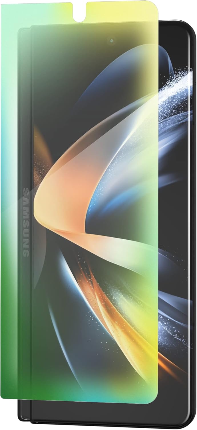ZAGG Fusion Eco Z Fold4 Front Protective Film (glass feel), Phone Screen Protector, Protective Shield, High Touch Sensitivity, Anti Scratch, Anti Fingerprint Protection,Transparent