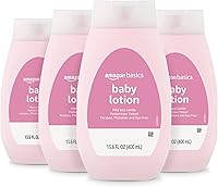 Vista 5 de Yaxa Basics Loción para bebé, suave y delicada, ligeramente perfumada, 13.6 fl oz (paquete de 1) (anteriormente Solimo)